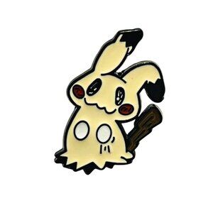 Pokemon Mimikyu Head Tilt Fan Made Inspired Enamel Pin Lapel Pin